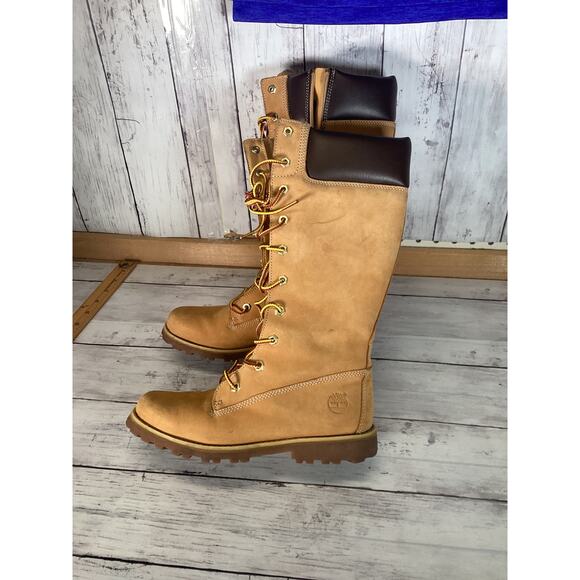 Timberland Women's Asphalt Trails Classic Tall Boots Wheat SIZE 5 - Picture 1 of 5